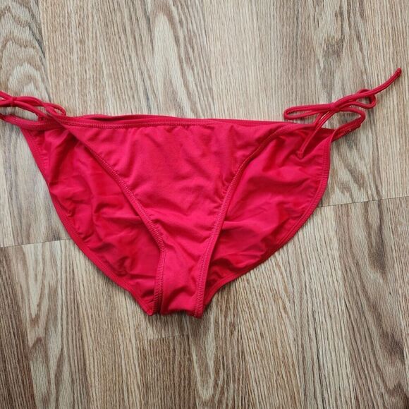 No Boundaries NB String Bikini Bottoms Women's Size XL Mix Match Red Swimwear - Picture 5 of 7